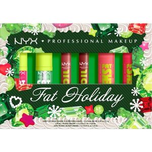 NYX Professional Makeup Xmas Fat Holiday dárková sada na rty 6 ks obraz