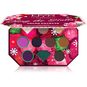 NYX Professional Makeup Xmas Bling The Halls paleta očních stínů 10 barev 10x0.6 g obraz