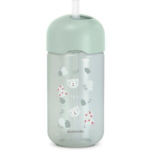 Suavinex Wild & Free Bottle láhev s brčkem Green 18m+ 340 ml obraz