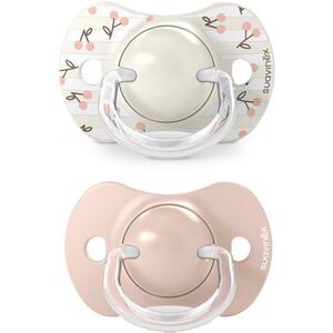 Suavinex Birdies Anatomical Silicone 0-6m dudlík Pink 2 ks obraz