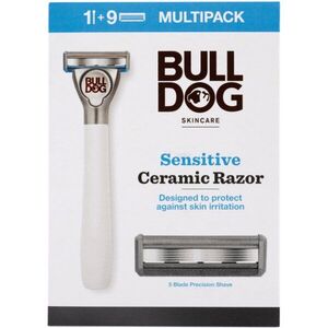 Bulldog Sensitive Ceramic Razor holicí strojek + náhradní břity 9 ks obraz