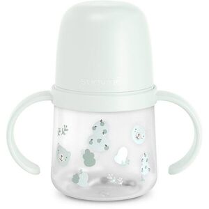 Suavinex Wild & Free Bottle With Soft Spout láhev s držadly Green 6m+ 150 ml obraz
