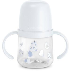 Suavinex Wild & Free Bottle With Soft Spout láhev s držadly Blue 150 ml obraz