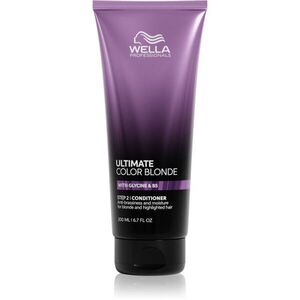 Wella Professionals Ultimate Color Blonde Conditioner hydratační kondicionér neutralizující žluté tóny pro zesvětlené, melírované studené blond vlasy obraz