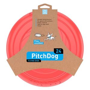 PITCHDOG Pěnový létající disk pro psy červený 24 cm obraz