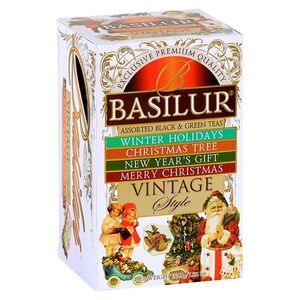 BASILUR Vintage Assorted dárková kolekce čajů 20 sáčků obraz