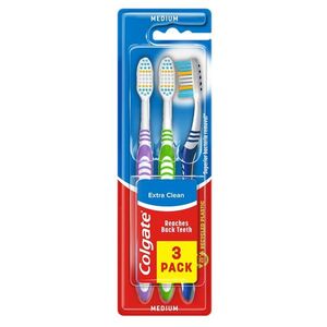 COLGATE Zubní kartáček Extra Clean 2+1 zdarma obraz