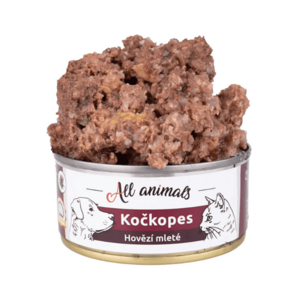 ALL ANIMALS Kočkopes hovězí mleté konzerva 100 g obraz