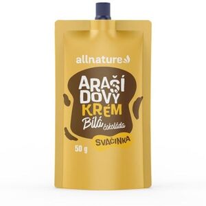 ALLNATURE Arašídový krém s bílou čokoládou 50 g obraz