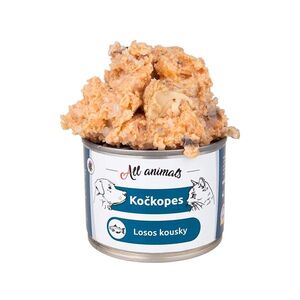 ALL ANIMALS Kočkopes losos kousky 200 g obraz