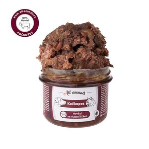 ALL ANIMALS Hovězí ve vlastní šťávě 200 g obraz