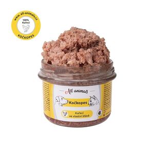 ALL ANIMALS Kuře ve vlastní šťávě 200 g obraz