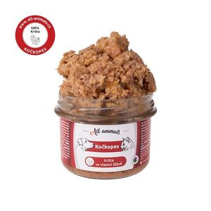 ALL ANIMALS Krůtí ve vlastní šťávě 200 g obraz