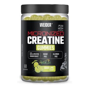 WEIDER Micronized creatine mesh 200 gummies limetka 60 kapslí obraz