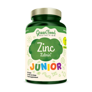 GREENFOOD NUTRITION Junior zinc lalmin 90 kapslí obraz