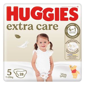HUGGIES Extra care 5 dětské plenky 11-25 kg 28 kusů obraz