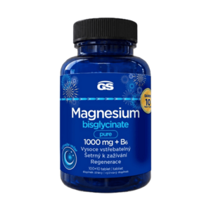 GS Magnesium bisglycinate pure 1000 mg + b6 100 + 10 tablet + NAVÍC obraz
