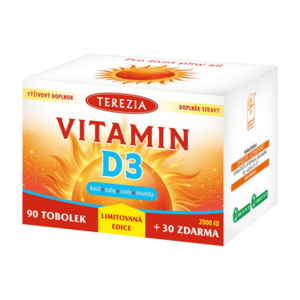 TEREZIA Vitamin D3 2000 IU 90 + 30 tobolek + Limitovaná edice obraz