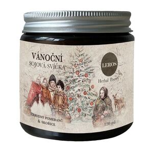 LEROS Vánoční sójová svíčka 120 ml obraz