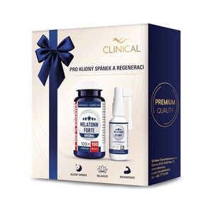 CLINICAL Melatonin Forte Original + Melatonin spray 1+1 – dárková sada obraz