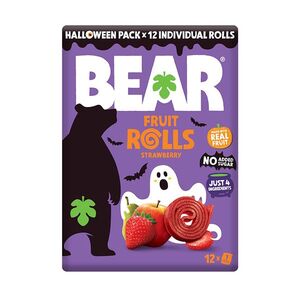 BEAR Fruit Rolls Halloween jahoda ovocné plátky 12 x 10 g obraz