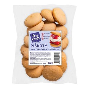 FREE DAYS Bakery piškoty nadýchané kulaté bez lepku 100 g obraz