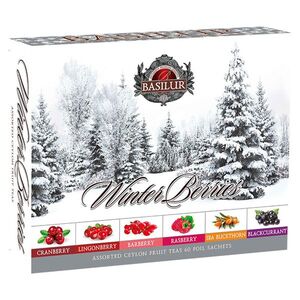 BASILUR Winter berries assorted kolekce černých čajů 60 gastro sáčků obraz