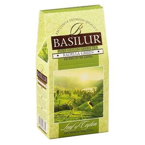 BASILUR Leaf of Ceylon Radella zelený čaj v papírové krabičce 100 g obraz