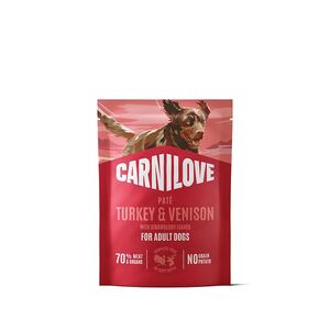 CARNILOVE Kapsička s paštikou pro psy krůta a zvěřina 300 g obraz