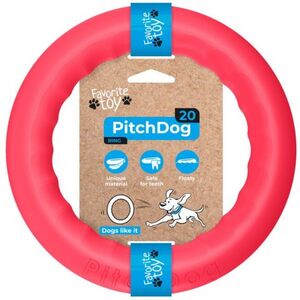 PITCHDOG Ring pěnový kruh pro psy červený, Velikost: 20 obraz