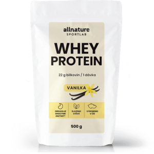 ALLNATURE Sportlab whey protein vanilka 500 g obraz