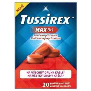 TUSSIREX MAX 8v1 Pastilky proti kašli 20 kusů obraz