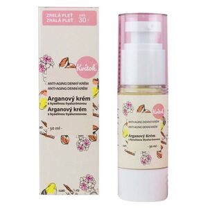 KVITOK Denní arganový krém s kyselinou hyalurónovou 30+ 30 ml obraz