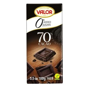 VALOR Čokoláda 70 % bez cukru 100 g obraz