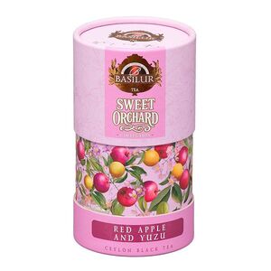 BASILUR Sweet orchard red apple & yuzu černý čaj 75 g obraz