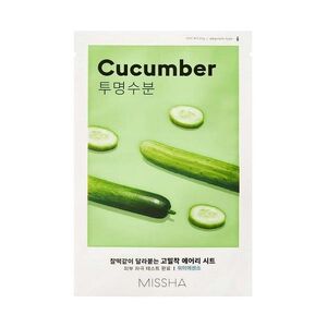 MISSHA Airy fit sheet mask cucumber plátýnková maska 19 g obraz