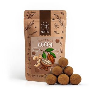 NATU Kakaové kuličky s kešu krémem 70 g obraz