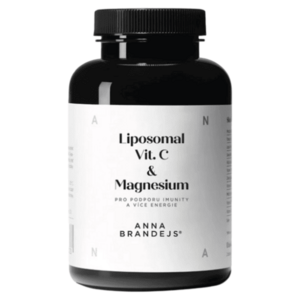 ANNA BRANDEJS Liposomal Vitamín C & Magnesium 90 tobolek obraz