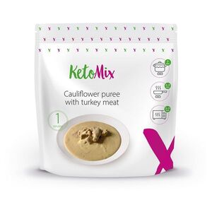 KETOMIX Krůtí maso s květákovým pyré dietní hotové jídlo 250 g obraz