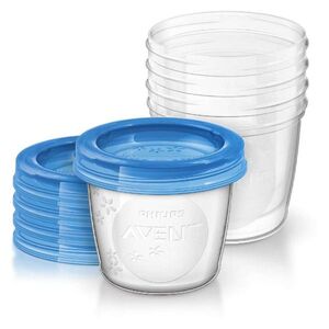 PHILIPS AVENT VIA Pohárky s víčkem 180ml 5ks obraz