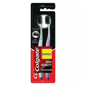 COLGATE High Density Charcoal zubní kartáček 1 + 1 obraz