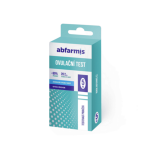 ABFARMIS Ovulační test, testovací proužky 20 mIU/ml 5 ks obraz