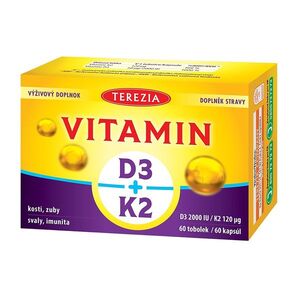 TEREZIA Vitamin D3 + K2 60 tobolek obraz