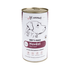 ALL ANIMALS Hovězí mleté konzerva 1200 g obraz