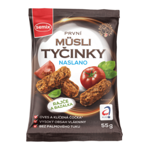 SEMIX Müsli tyčinky naslano rajče a bazalka 55 g obraz