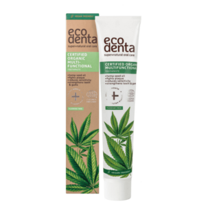 ECODENTA Certifikovaná multifunkční zubní pasta Konopný olej BIO 75ml obraz