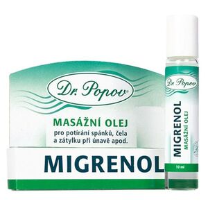 DR.POPOV Migrenol roll-on masážní olej 10ml obraz