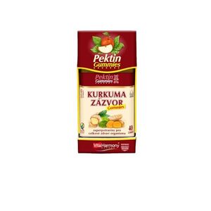 VITAHARMONY Kurkuma + zázvor 40 gummies obraz