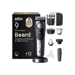 Braun Series 9 BT9560 zastřihovač vousů černo-šedý obraz