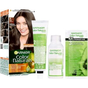Garnier Color Naturals Creme barva na vlasy odstín 3 Natural Dark Brown 1 ks obraz